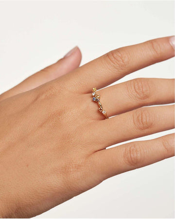 Δαχτυλίδι Five Ασήμι 925 Επιχρυσωμένο PDPAOLA AN01-210-14 - themelidisjewels